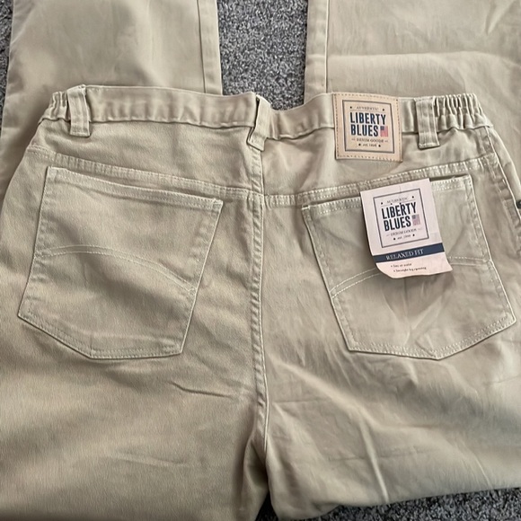 Liberty Blues Work Pants Denim Relaxed Fit‎ Tall Straight Leg Jeans - Picture 2 of 9